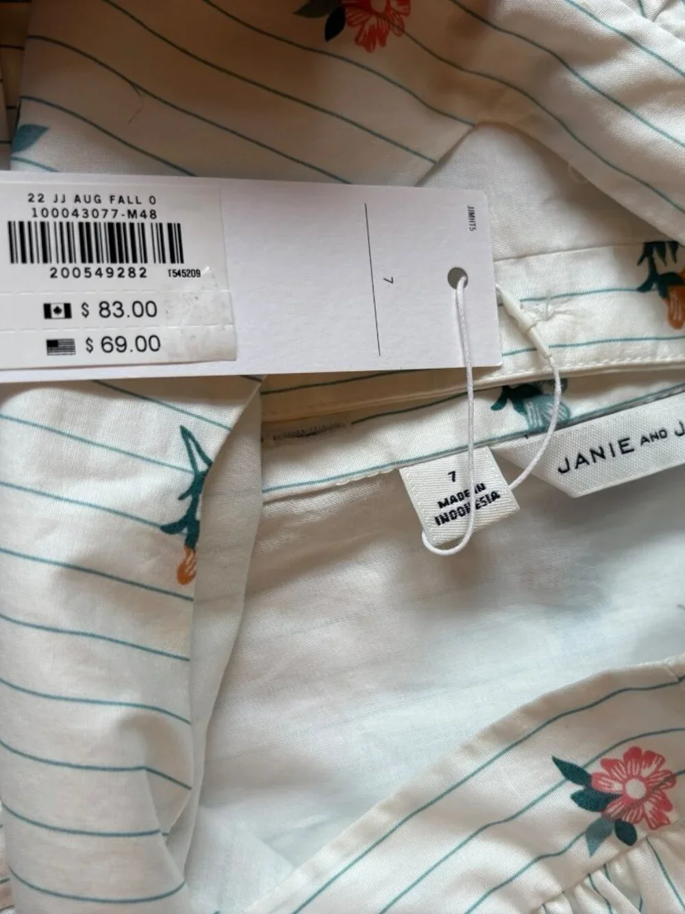 Janie and Jack Dress size 7 NWT